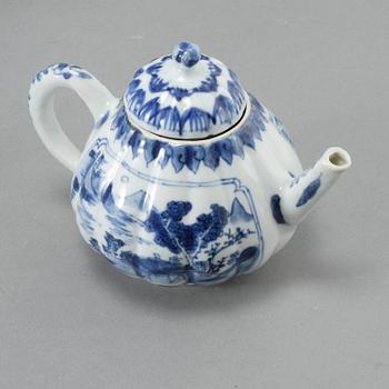 PARTI PORSLIN, 8 delar, Kina, 1700- och 1800-tal.