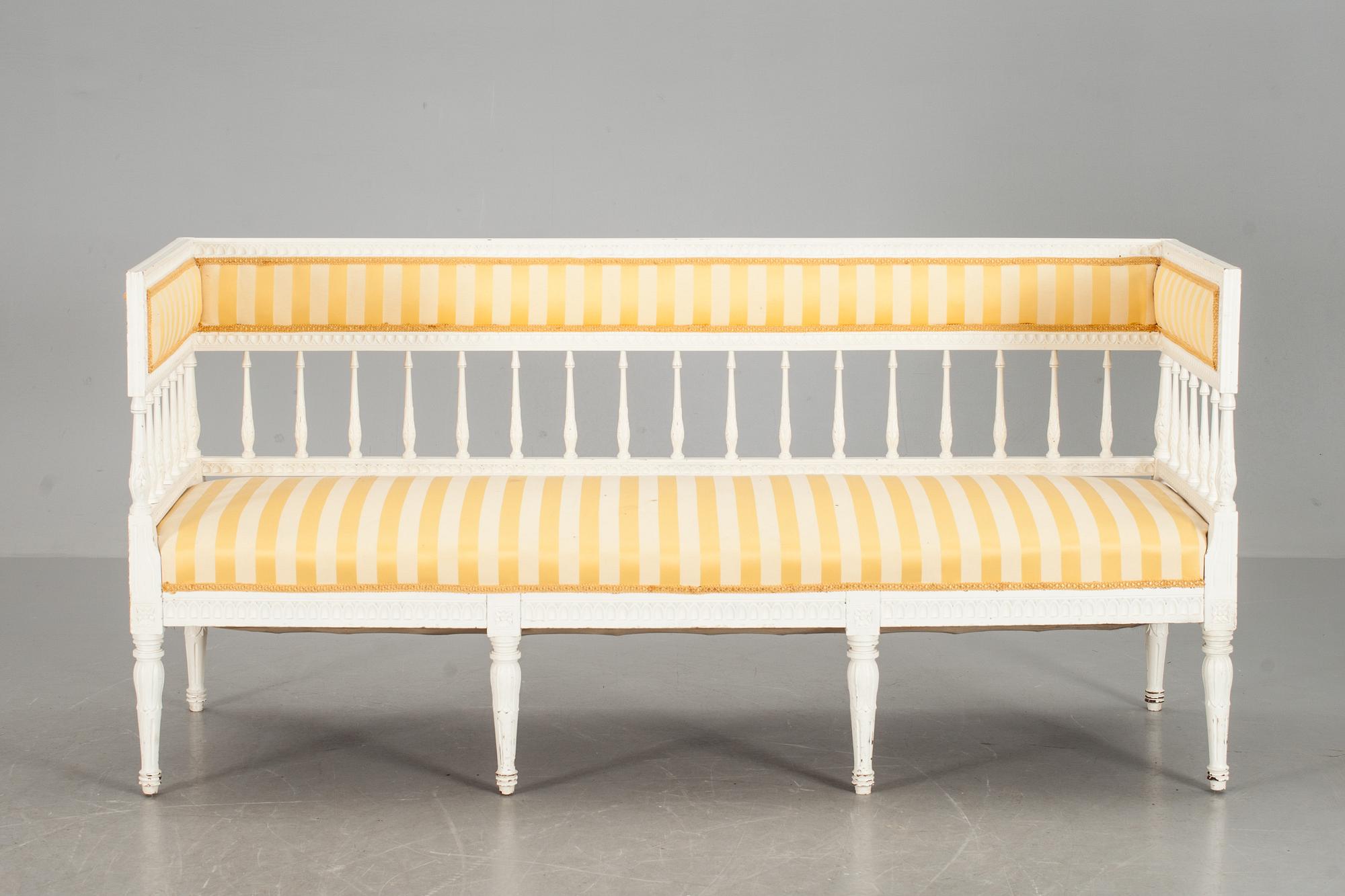 SOFFA, gustaviansk stil, 1900-tal.