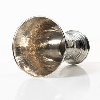 C.G. Hallberg, CG Hallberg, a sterling silver vase, Stockholm, 1961.