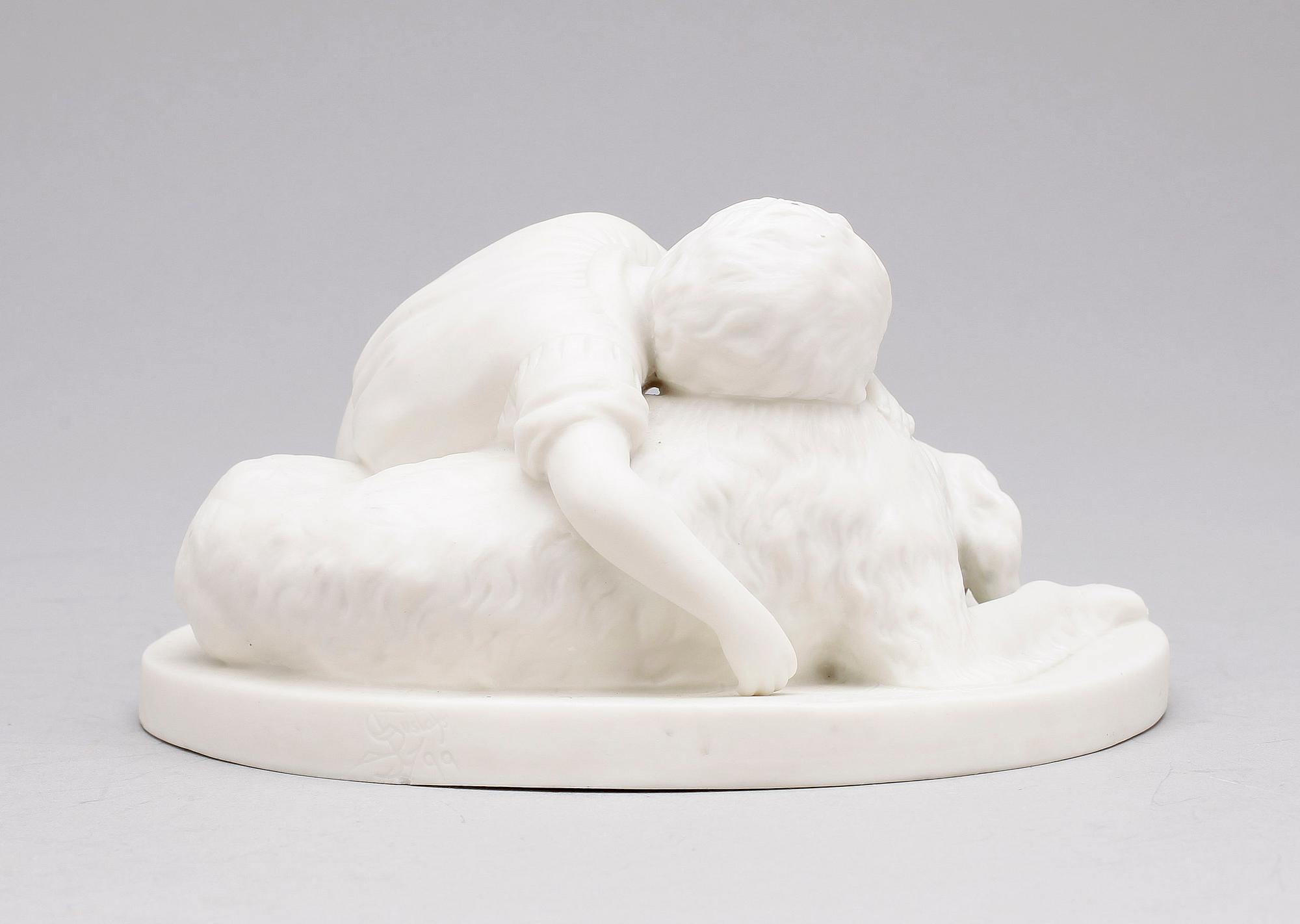 FIGURIN, parian, Gustavsberg, 1900-tal.
