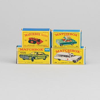 LESNEY MATCHBOX SERIES,4 st, bland annat.