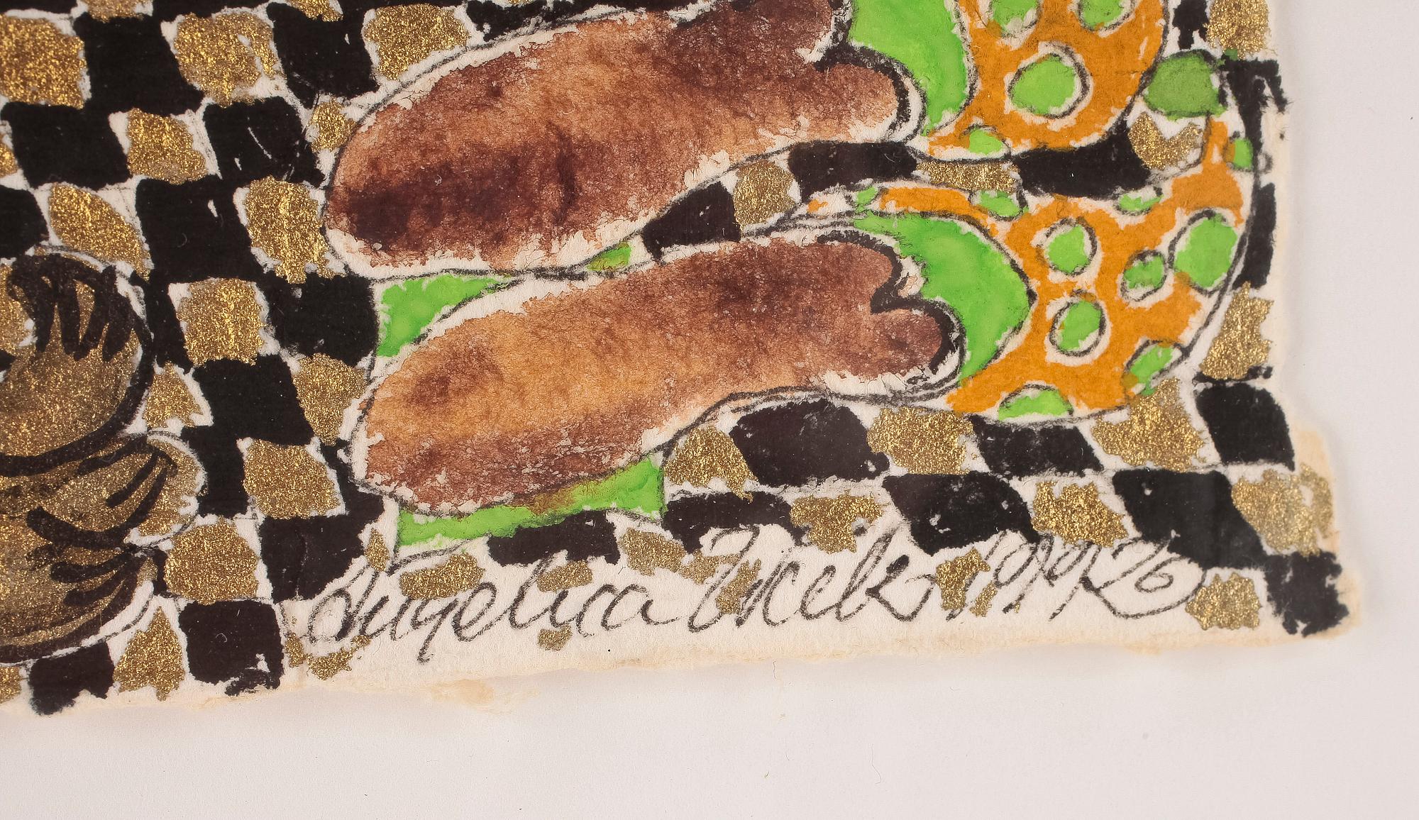 ANGELICA WIIK, akvarell, sign o dat 1992.