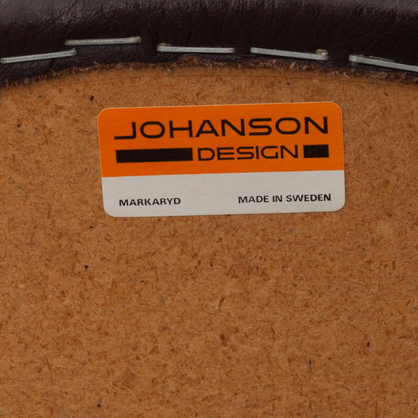 BARSTOLAR, ett par. Johansson design, Markaryd. 1960/70-tal.