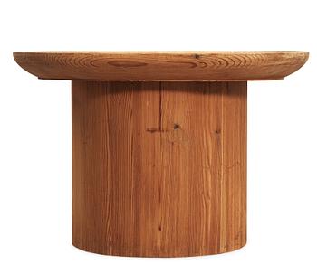 Axel Einar Hjorth, an 'Utö' stained pine table, Nordiska Kompaniet, Sweden 1930's.