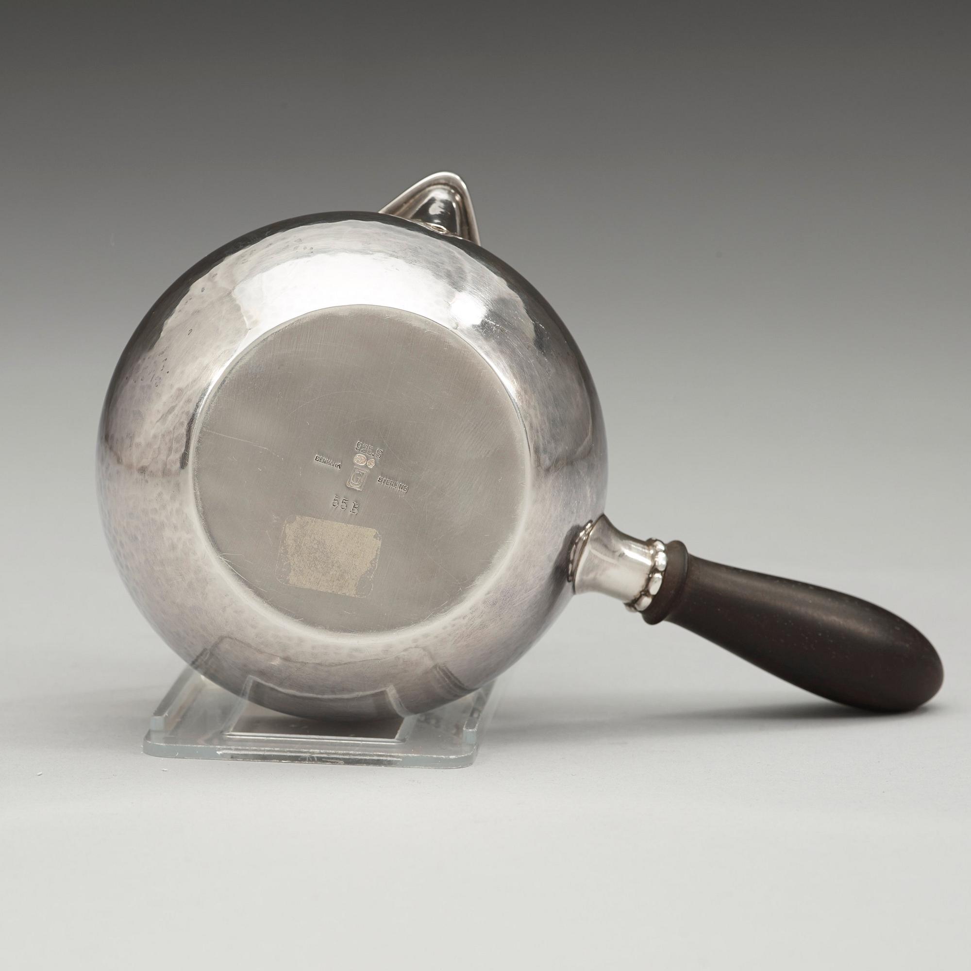 GEORG JENSEN, smörkastrull, Köpenhamn 1933-44, sterling,