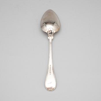 RAGUSKED, silver, Claes Christian Carlén, Borås 1848. Vikt ca 113 gram.