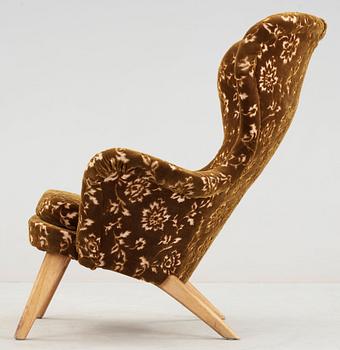 A Carl-Gustav Hiort af Ornäs easy chair, Gösta Westerberg AB, Stockholm 1950's.