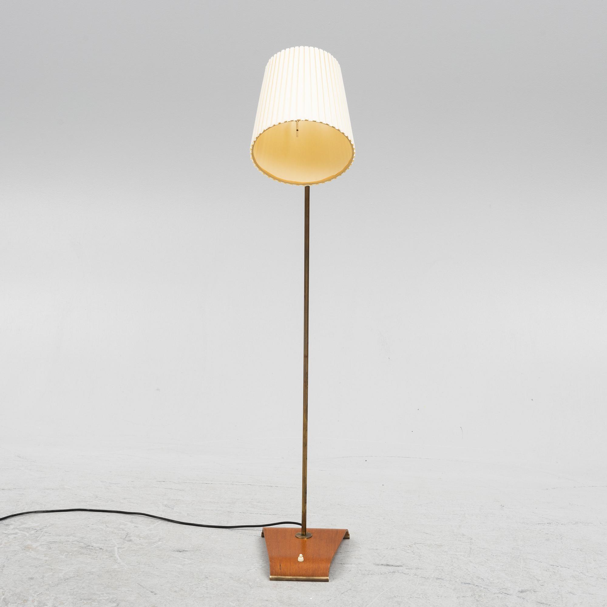 Bertil Brisborg, golvlampa, Nordiska Kompaniet, 1940-50-tal.