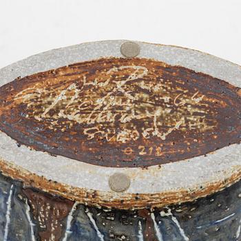 Carl-Harry Stålhane, vas, stengods, Rörstrand, daterad -64.