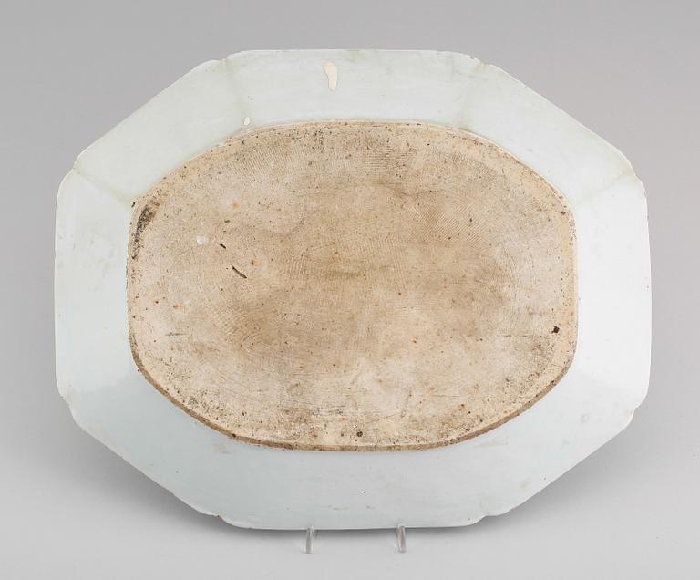 STEKFAT, porslin, Kina, 1700/1800-tal.
