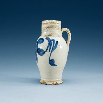 728. A Norweigan faience jar, 18th Century, presumably Drammen.