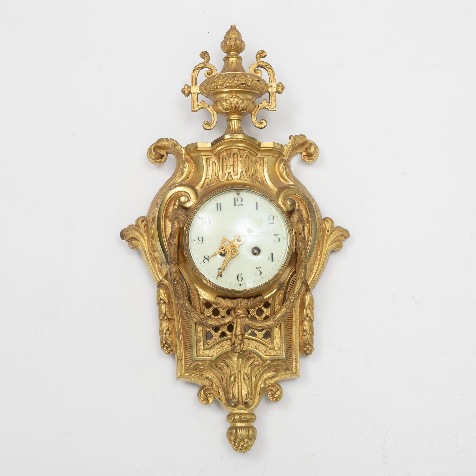 Wall pendulum clock, Louis XVI style, France, circa 1900.