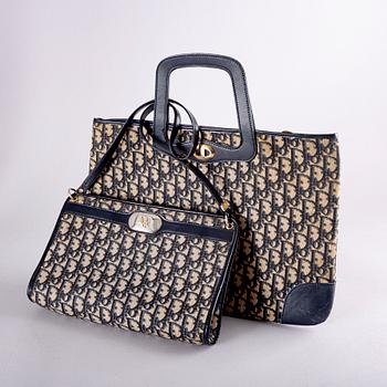 A Dior briefcase and bag 1980/90s.