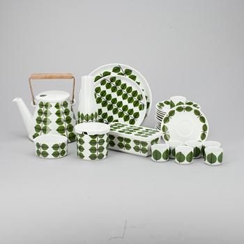 SERVISDELAR, 28 delar, Stig Lindberg, Gustavsberg, "Berså". 1960-tal.
