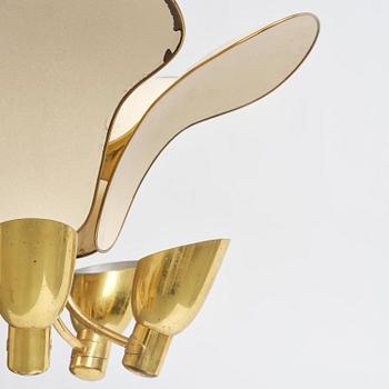 Carl-Axel Acking, a rare ceiling lamp model 982, Bröderna Malmströms Metallvarufabrik, Malmö, 1950s.