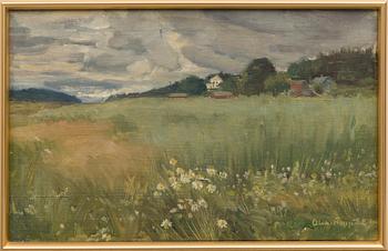 oil on canvas, signed and dated -22.