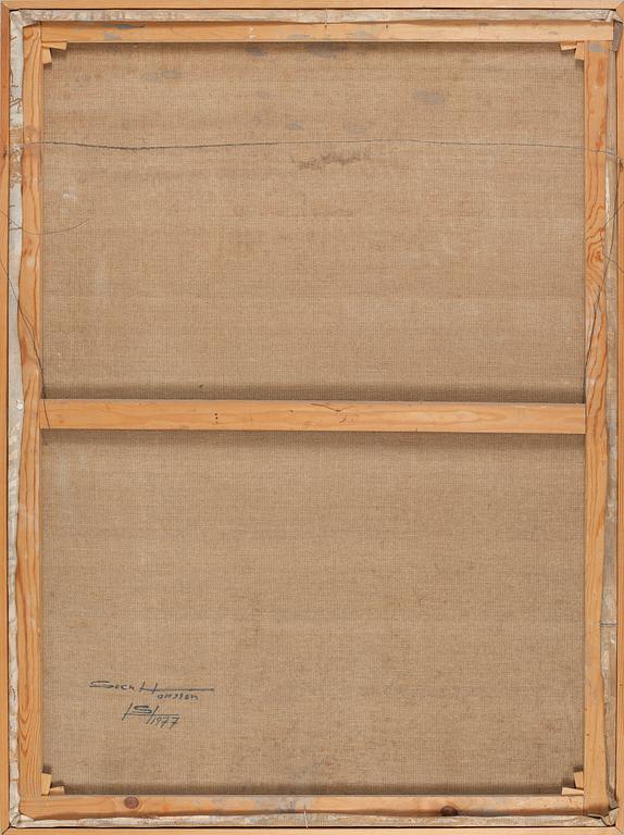 SVEN AXEL HANSSON, oil on canvas, signed and dated 1977 à tergo.