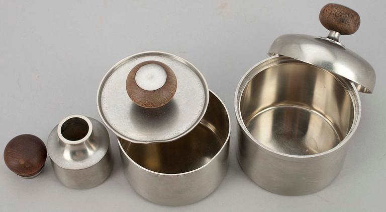 TAPIO WIRKKALA, 3 st, tenn, Tapio Wirkkala, Linna Tinaa, Finland 1900-talets andra hälft.