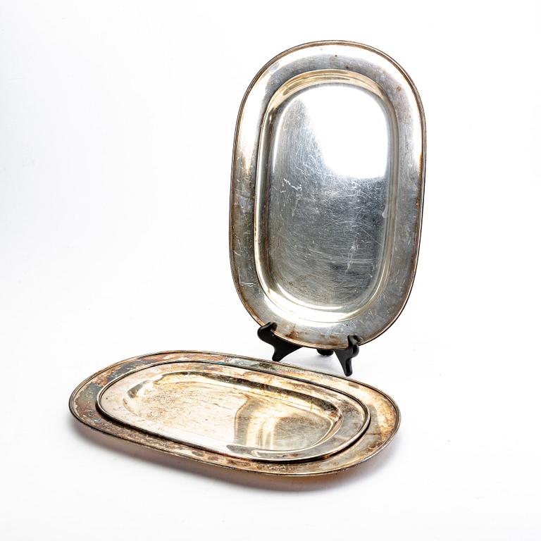 A set of three GAB epns serving dishes first half of the 20th century.