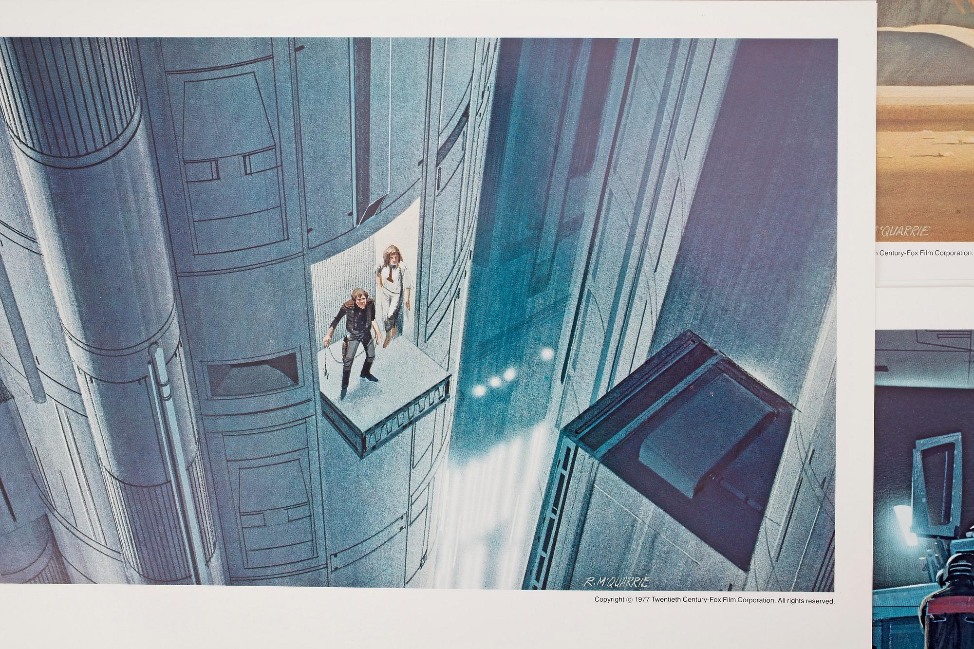 THE STAR WARS PORTFOLIO, 3 mappar, Ralph McQuarrie, 1970/80-tal.