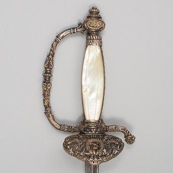 A second half of the 19th century French small sword by Coleaux & Co Klingrnthal.