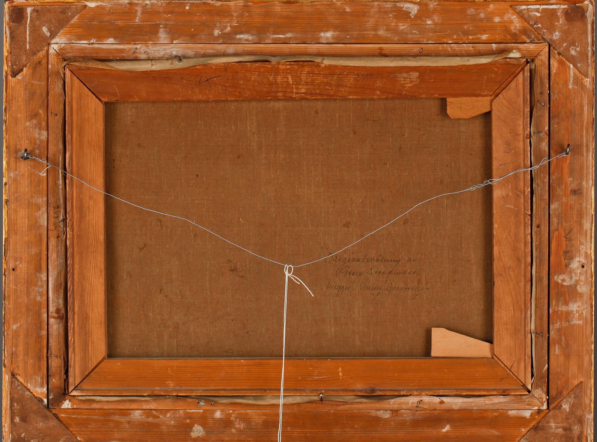 GEORG STOOPENDAAL, olja på duk, signerad.