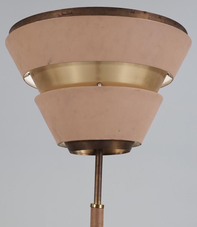 OKÄND FORMGIVARE, möjligen en skiss av Alvar Aalto tänkt för Valaistustyö, golvlampa 1950-tal.