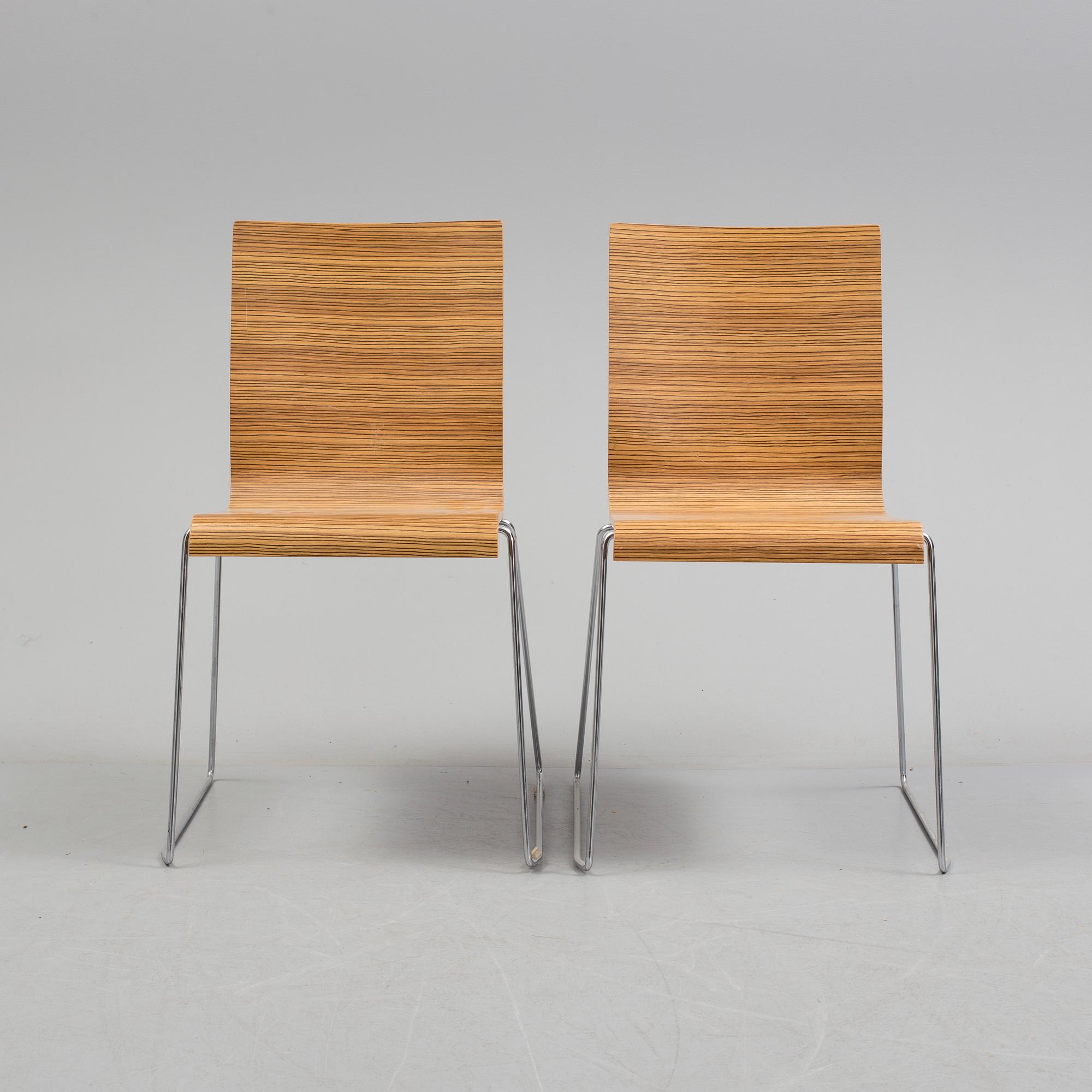 STOLAR, 6 st, Kuadra chair 1321, Pedrali, Italien.
