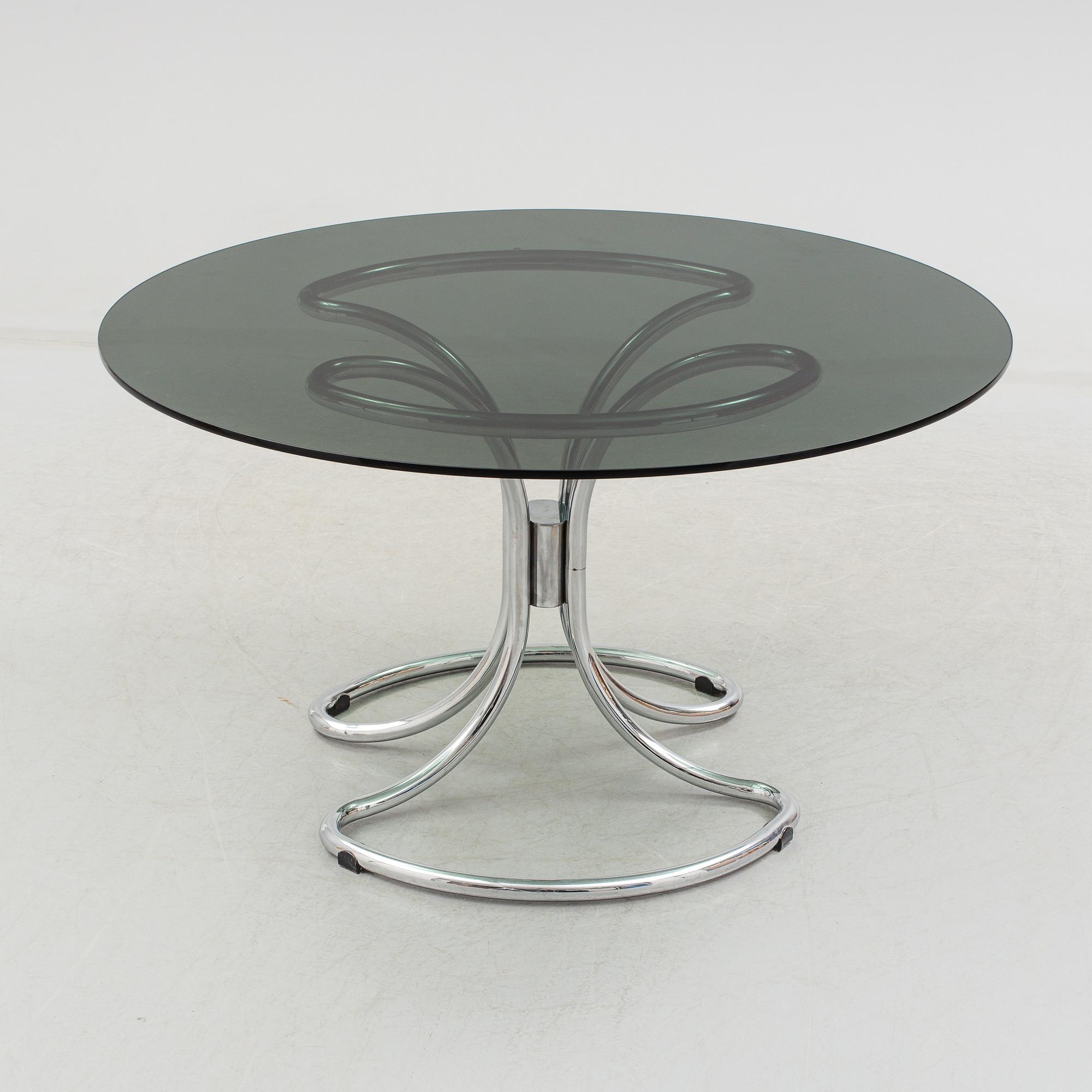 A 7 piece dining set "Sabrina" by Gastone Rinaldi, Italy.
