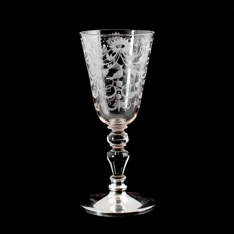 POKALGLAS, omkring 1800.