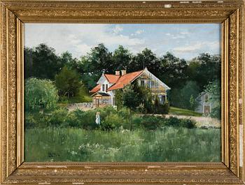 CARL BRANDT, oil on canvas, signed and dated -92.