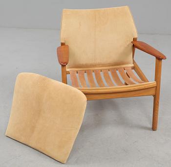 FÅTÖLJ, "9015", Hans Olsen, Gärsnäs, omkring 1960.