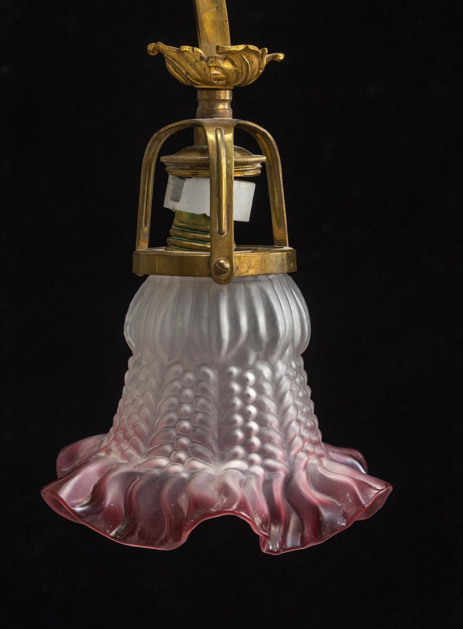 A ca 1900 ceiling light.