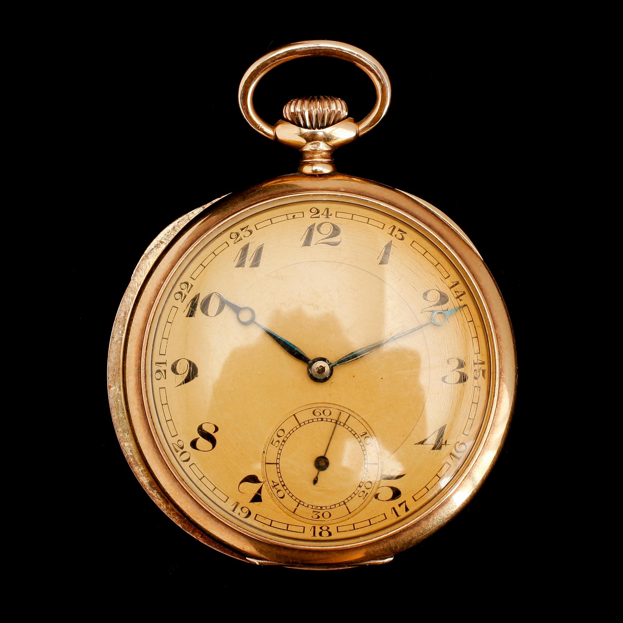 FICKUR, 14 k guld, 1900-talets första hälft.