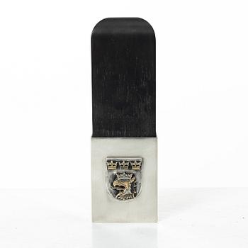 Wiwen Nilsson, Seal stamp, sterling silver and wood, Anders Nilsson, Lund 1950.
