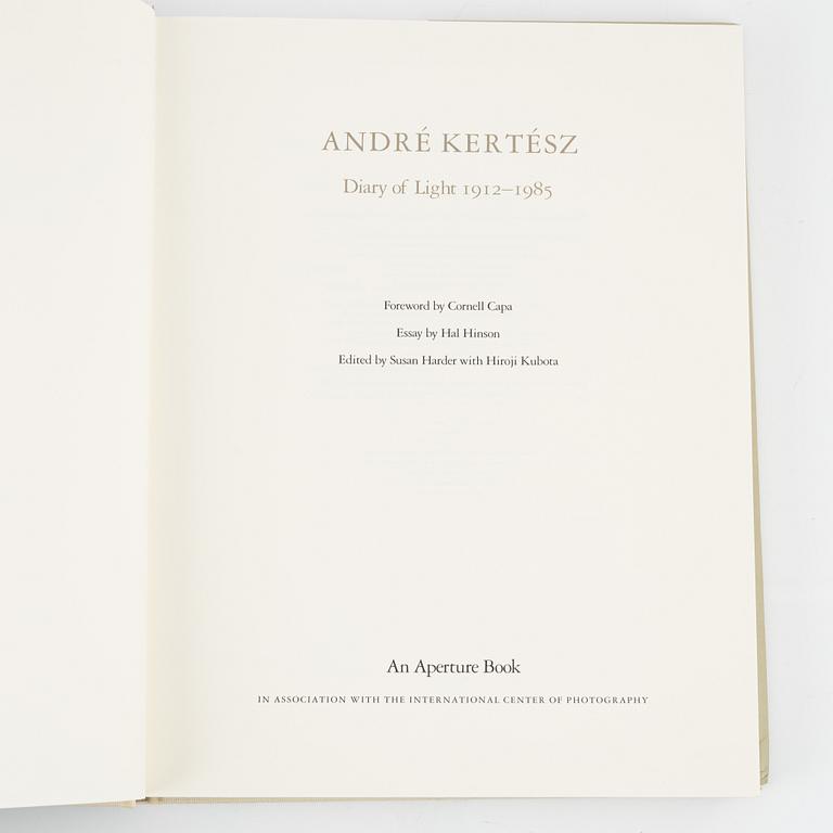 André Kertész, "Diary of Light 1912-1985", photobook.