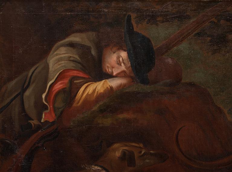 David Klöcker Ehrenstrahl, hans ateljé, "Jaktrast".