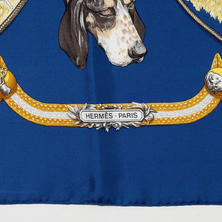 Hermès, scarf, "Le Laisser courre".
