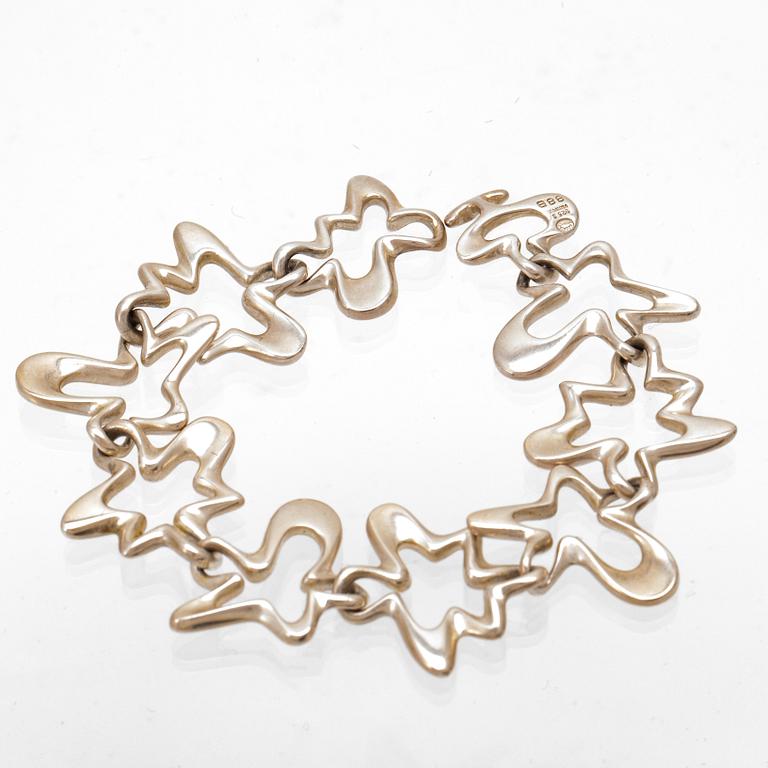 Henning Koppel, bracelet "Splash" silver for Georg Jensen Denmark.