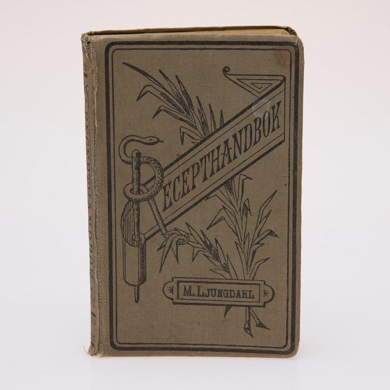 BOK, Ribbins Recepthandbok, M. Ljungdahl, C.W.K. Gleerups Förlag 1927 Lund.