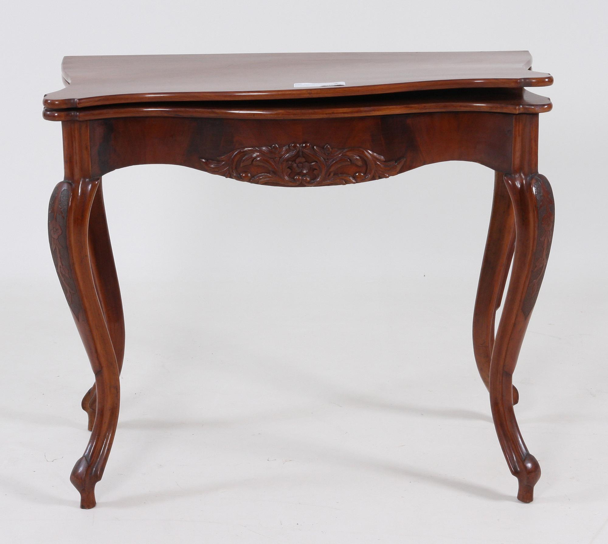 SPELBORD, nyrokoko, 1800-talets andra hälft.