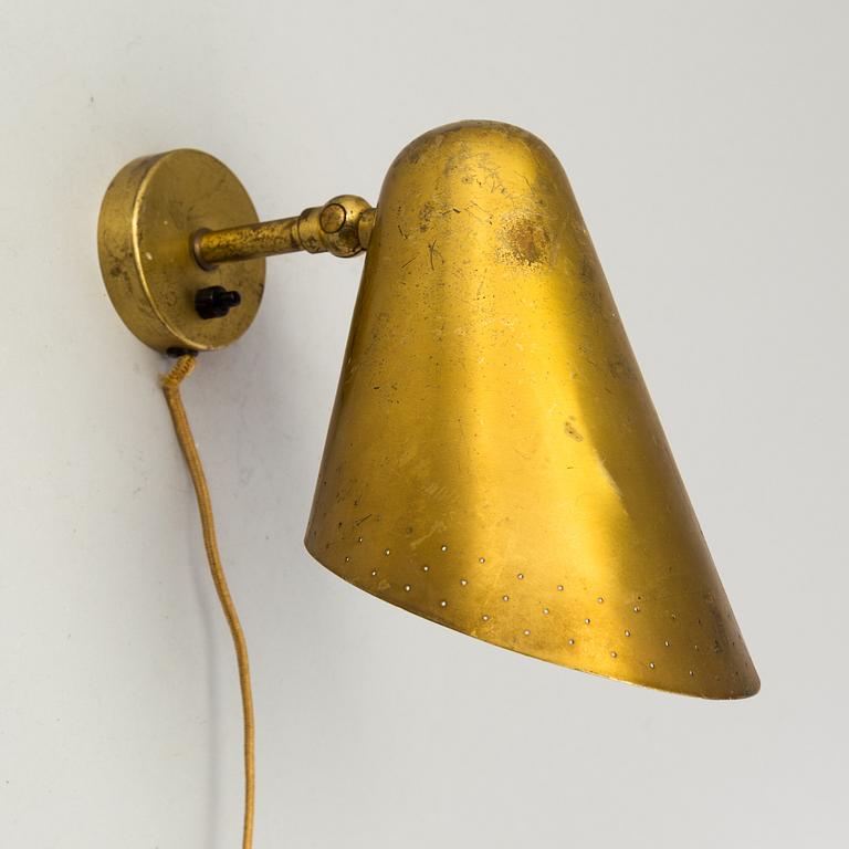 A brass wall lamp 1950s.