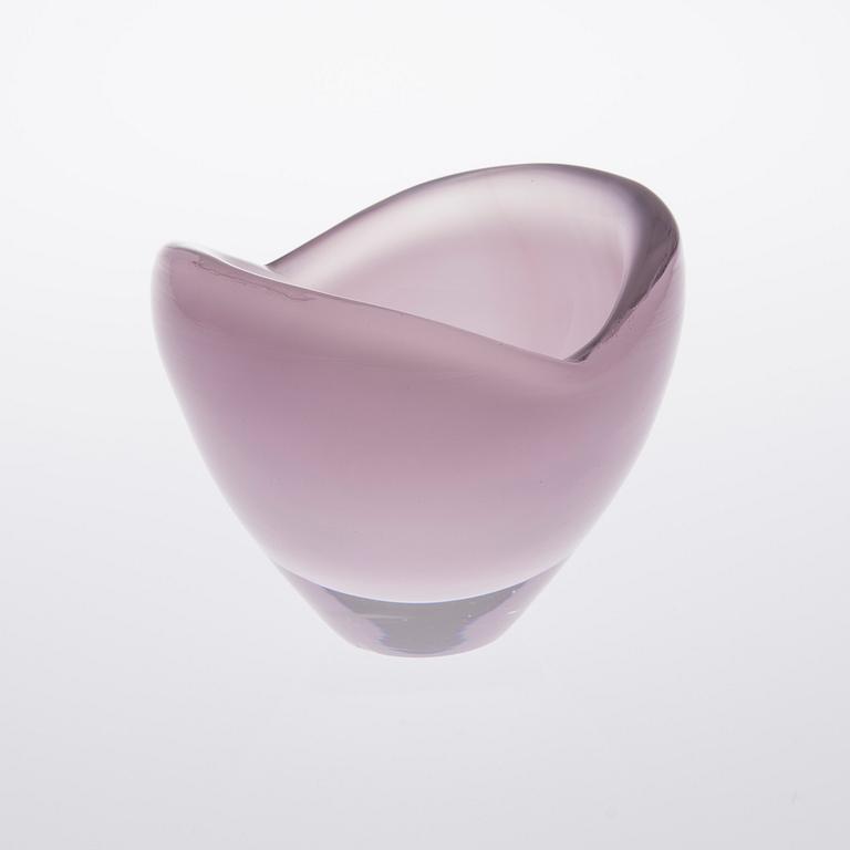 SKÅL, glas, "Hauen leuat" 3111, signerad K. Franck Iittala.