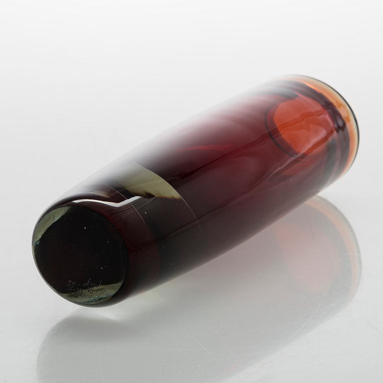 Kaj Franck, a 'KF 239' glass vase signed K. Franck Nuutajärvi Notsjö -58.