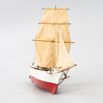 Fartygsmodell "Sigrid", Motala Wekstad. 1900-tal.