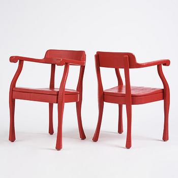 Jens Fager, a set of 9 "Raw" armchairs for Muuto, Denmark, post 2008.