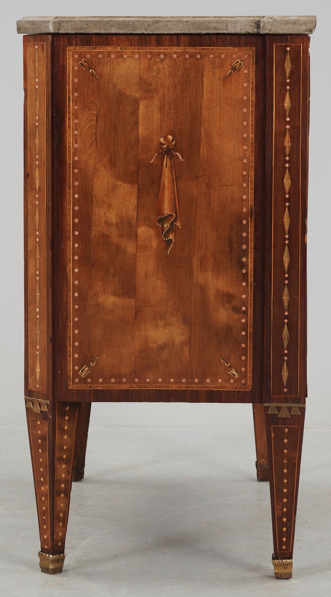 A Gustavian commode by N P Stenström, master 1781.