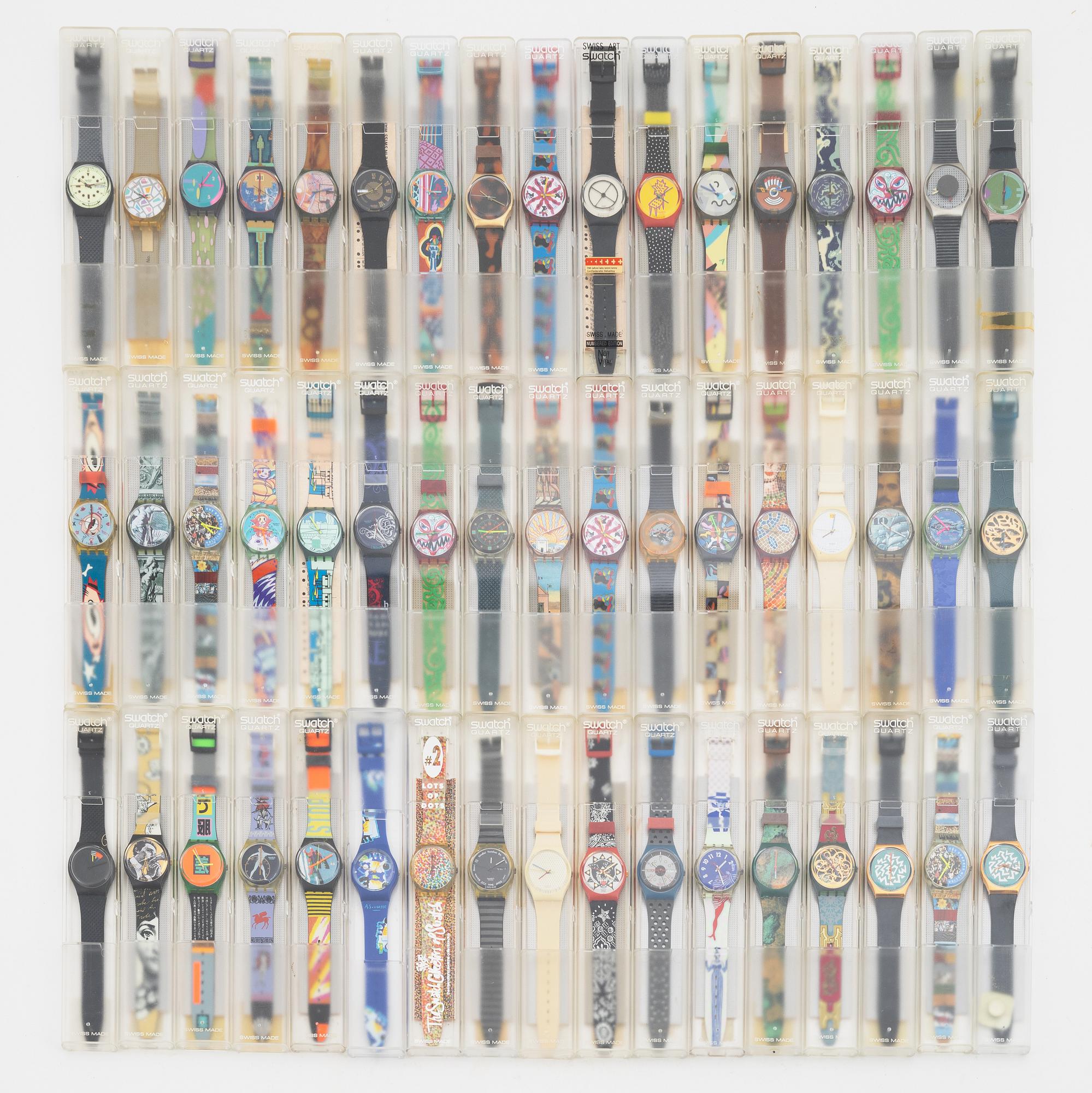 Swatch, a unique collection of Swatch watches from the brand that was founded in 1983.