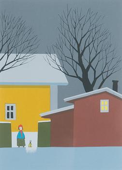 Pentti Koivikko, Winter scene.