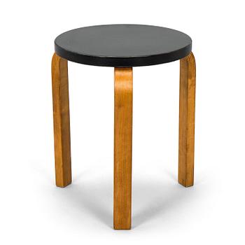 Alvar Aalto, a 1930s '60' stool for OY Huonekalu- ja Rakennustyötehdas A.B. Finland.
